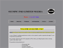 Tablet Screenshot of olympicinks.com